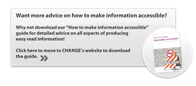 Move to Change website Accessible Information